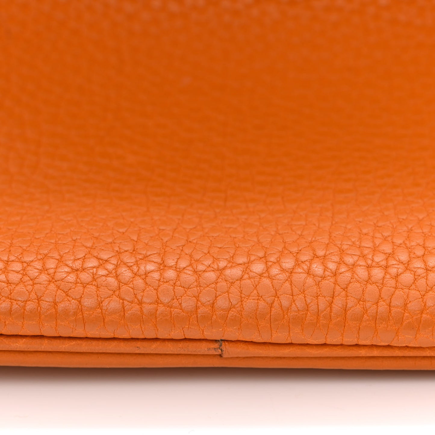 Taurillon Clemence JPG Birkin 42 Orange