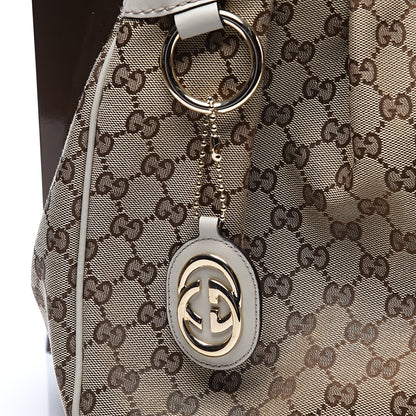 Gucci Monogram Medium Sukey Tote Off White 11 of 12