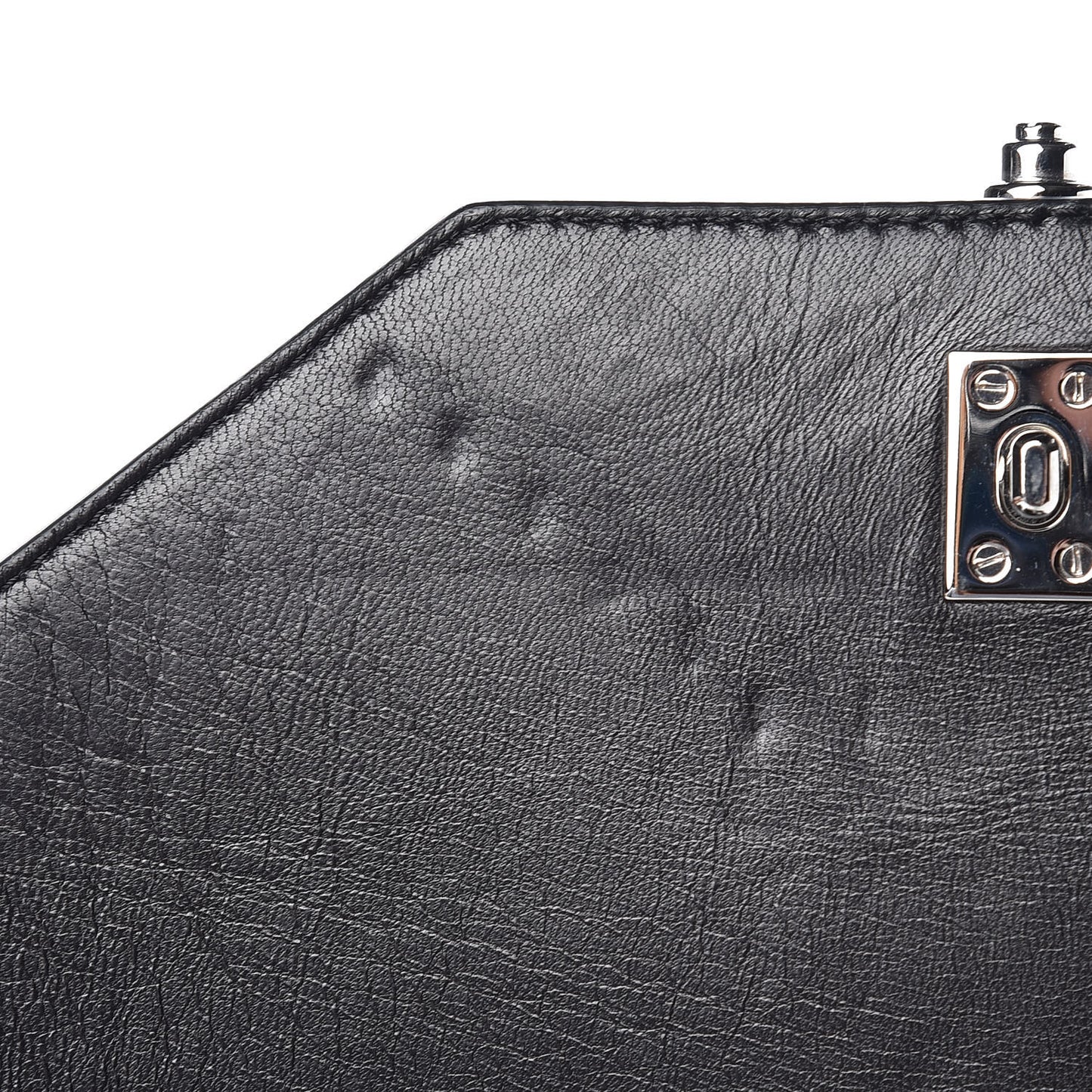 Calfskin Studded Small Obsedia Satchel Black