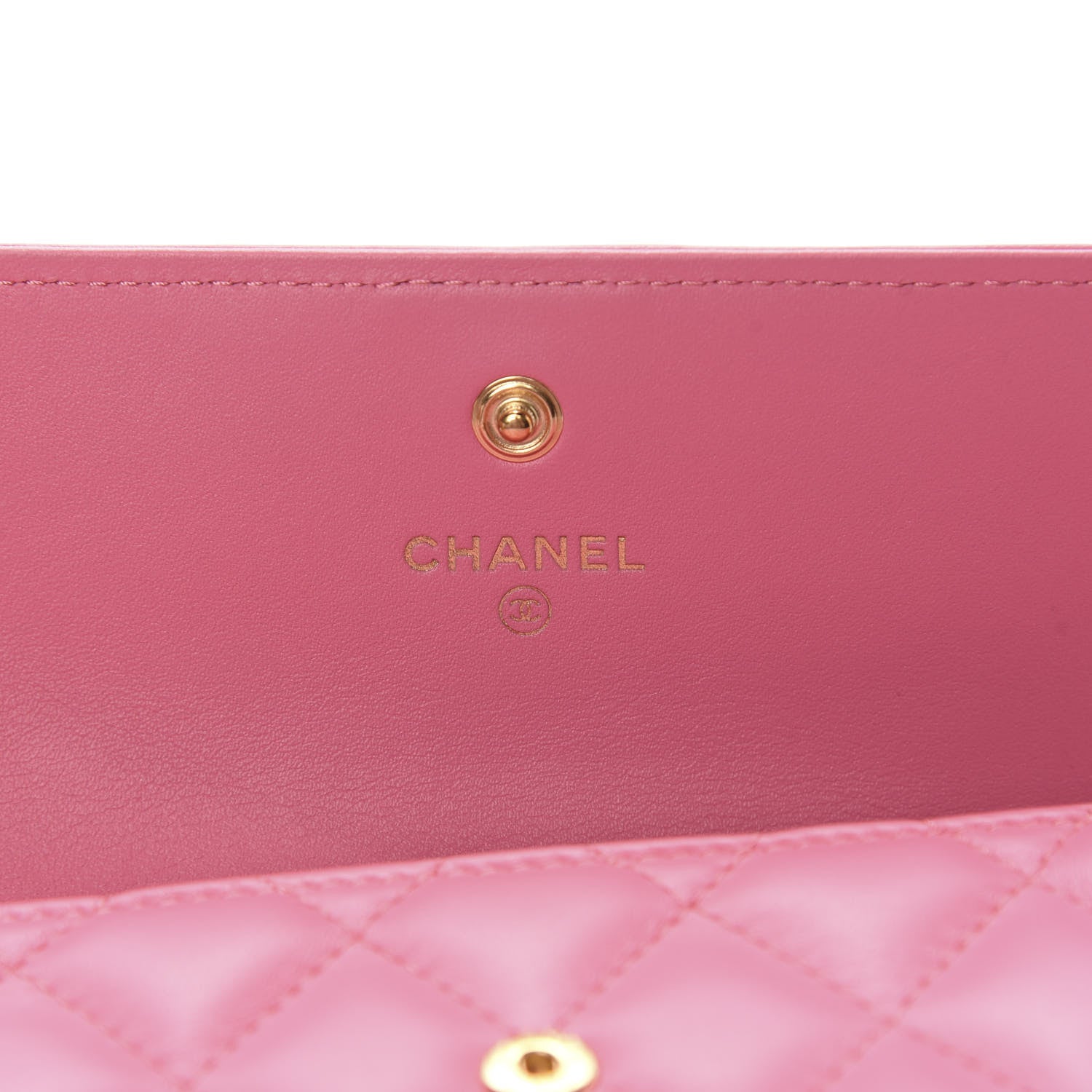 Chanel Lambskin Quilted Medium Boy Flap Wallet Pink 11 of 14