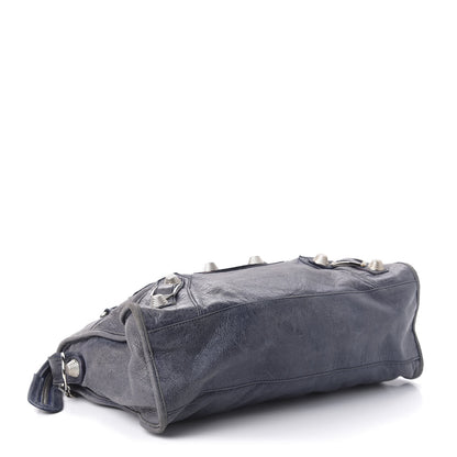 Balenciaga Agneau Giant 21 Silver Hardware City Bleu Roi 4 of 10