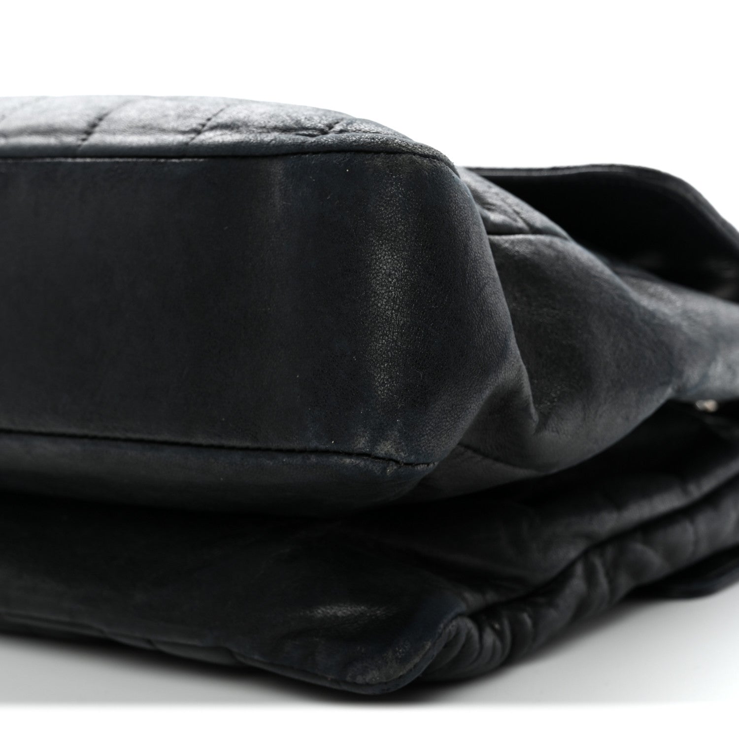 Chanel Lambskin Chocolate Bar Mademoiselle Flap Black 12 of 15