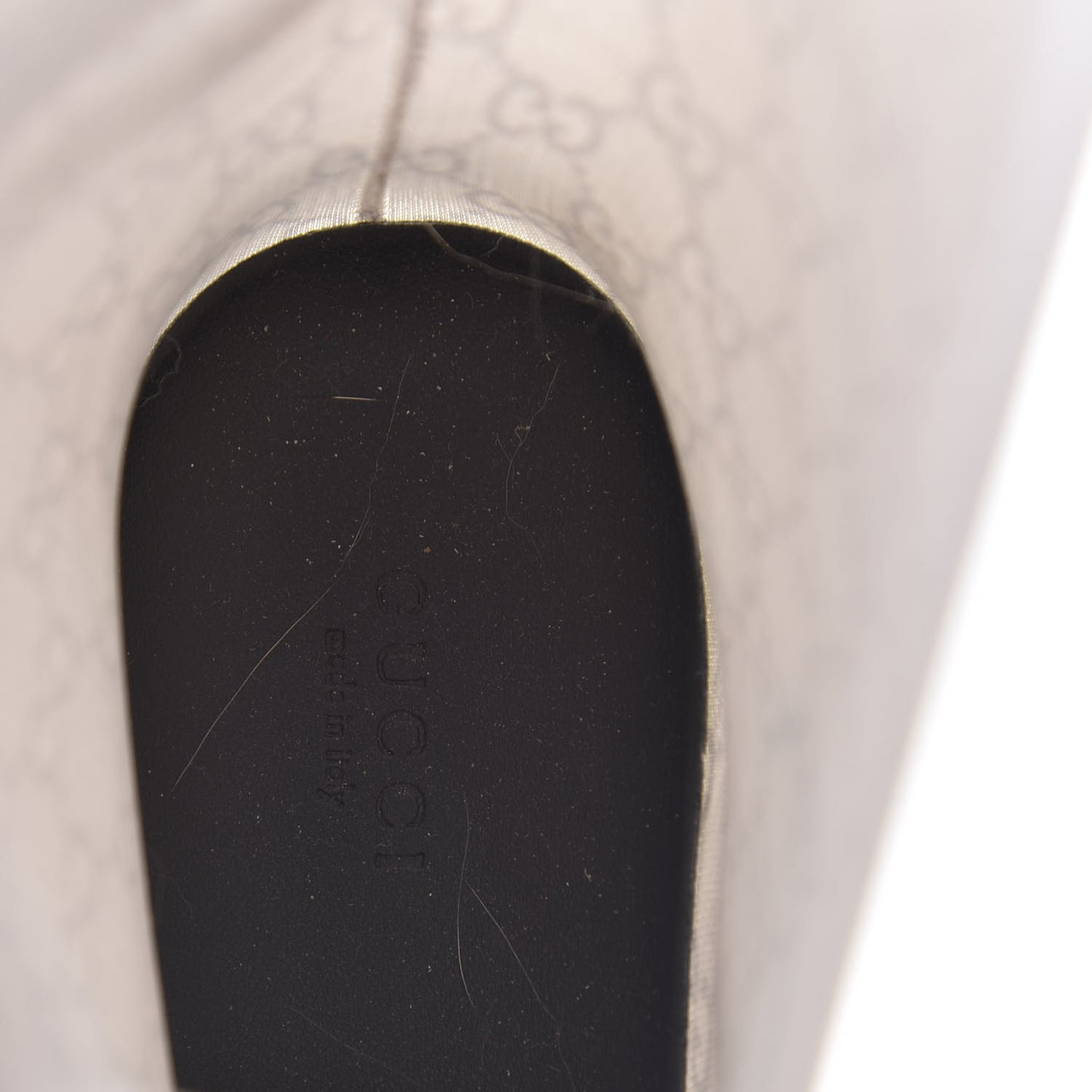 Rubber Monogram Edinburg Rain Boots 38 Transparent Cocoa