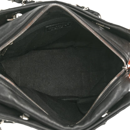 Chanel Calfskin Small Diamond Stitch Tote Black 5 of 10