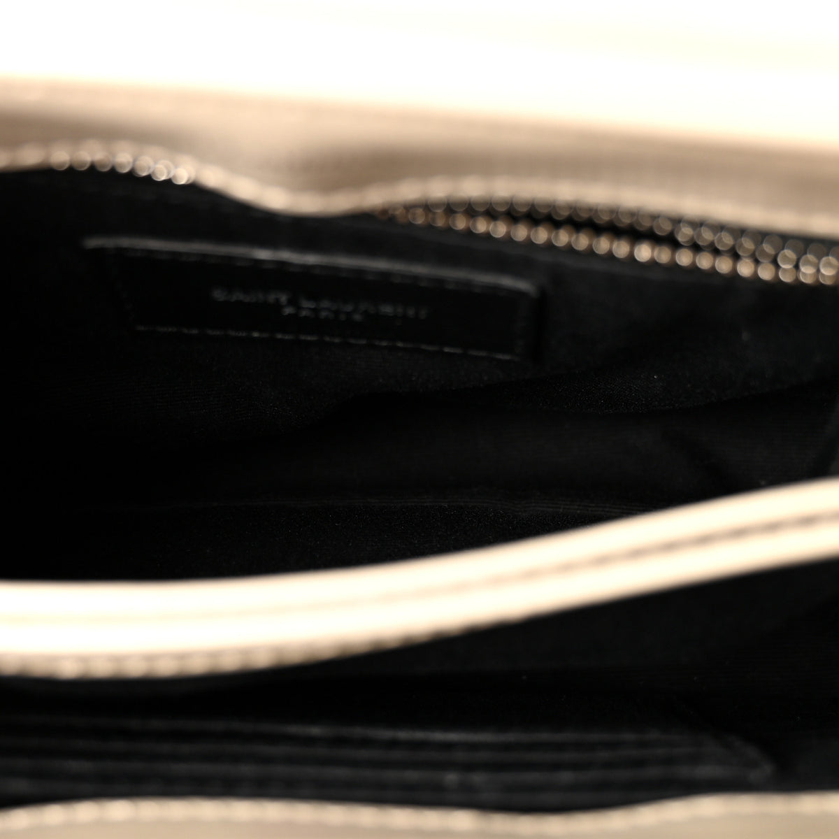 Calfskin Y Quilted Monogram Toy Loulou Crossbody Bag Blanc Vintage
