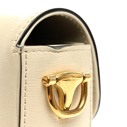 Gucci Azalea Calfskin Web Mini Horsebit 1955 Shoulder Bag Mystic White 5 of 13