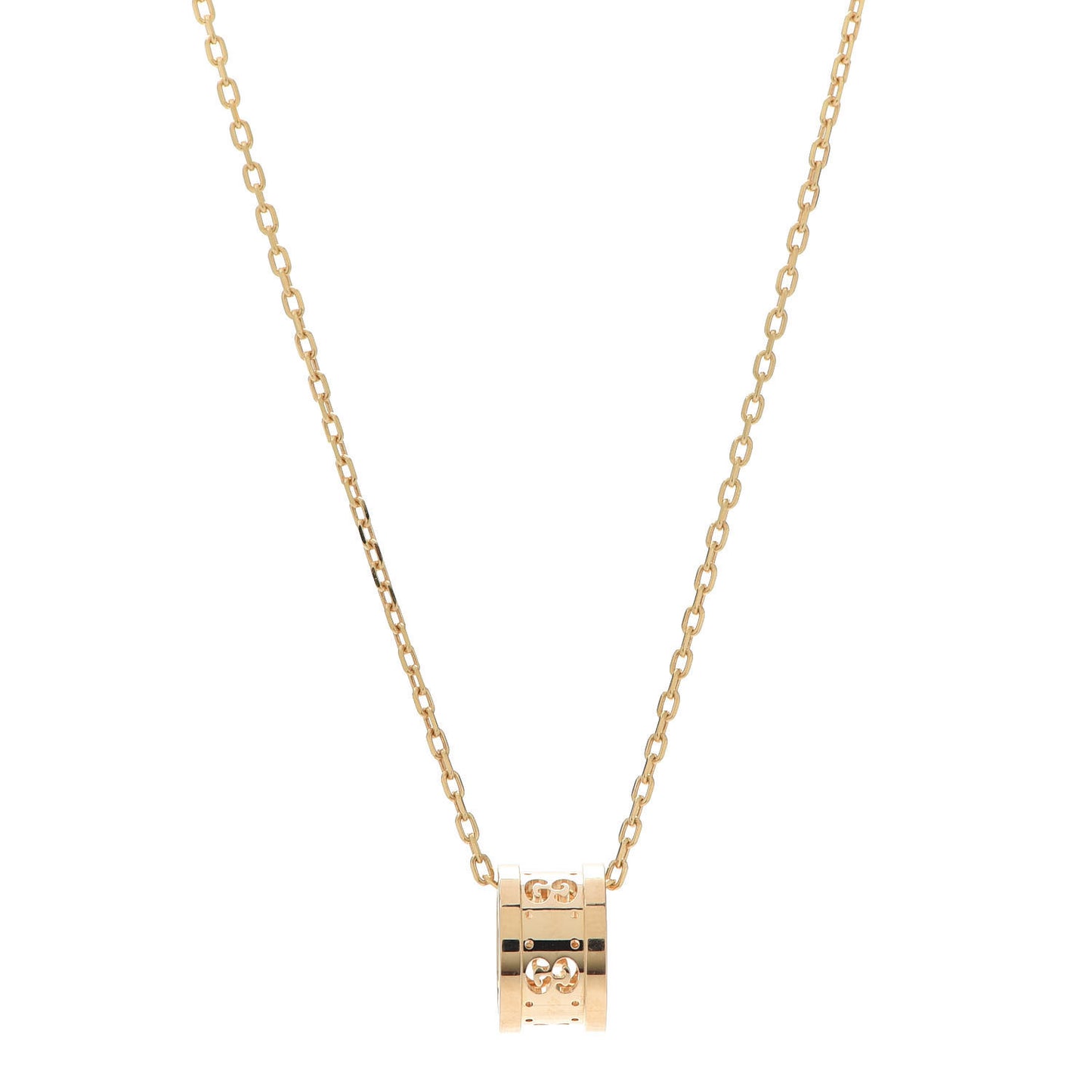 18K Yellow Gold Icon Twirl Necklace
