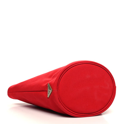 Prada Canapa Small Shopping Tote Rosso 5 of 13