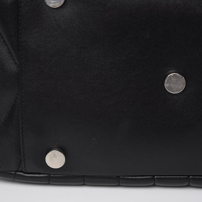 Saint Laurent Calfskin Y Quilted Monogram Medium Loulou Bowling Bag Black 10 of 11