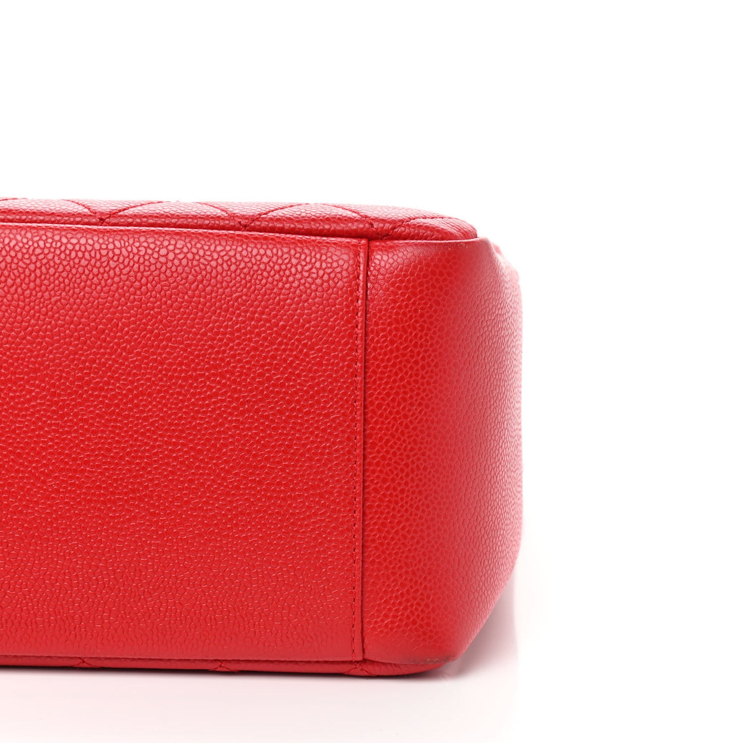 Caviar Quilted Grand Shopping Tote GST Red