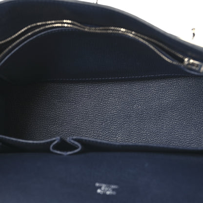 Hermes Taurillon Clemence Jypsiere 28 Bleu Nuit 5 of 11