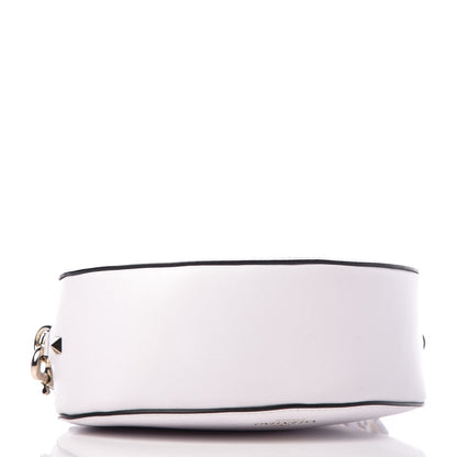 Valentino Garavani Calfskin VLTN Print Mini Rockstud Crossbody Bag White 4 of 7