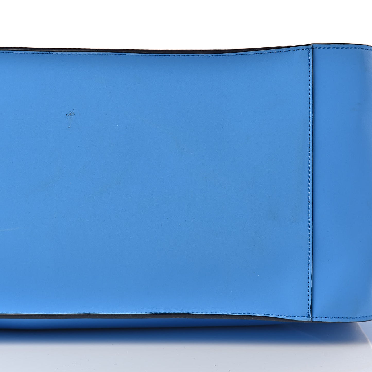 Eco Alter Nappa Large East West Perforated Tote Blue