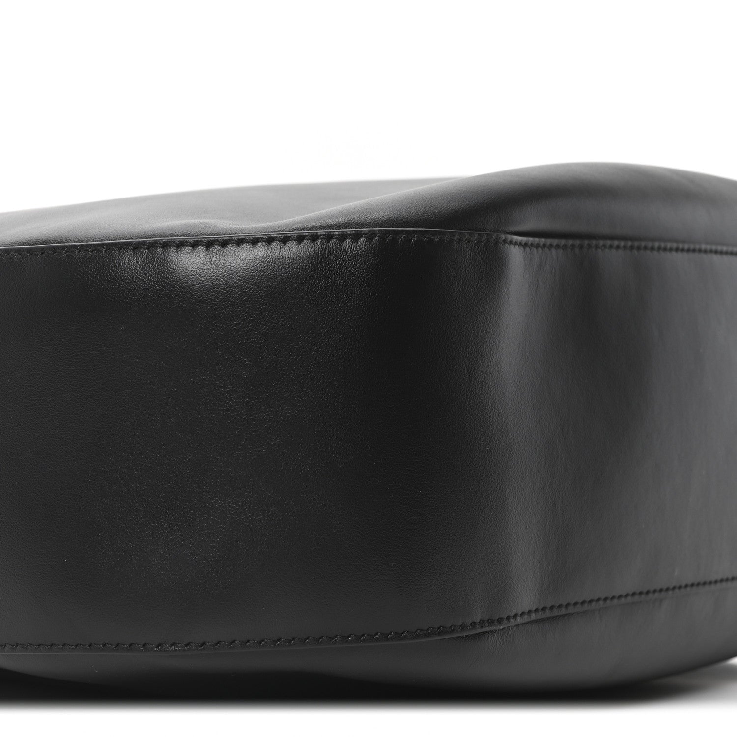 Prada City Calfskin Triangle Large Hobo Shoulder Bag Black 8 of 9