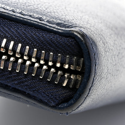 Givenchy Sugar Goatskin Pandora Zip Around Wallet Night Blue 9 of 11