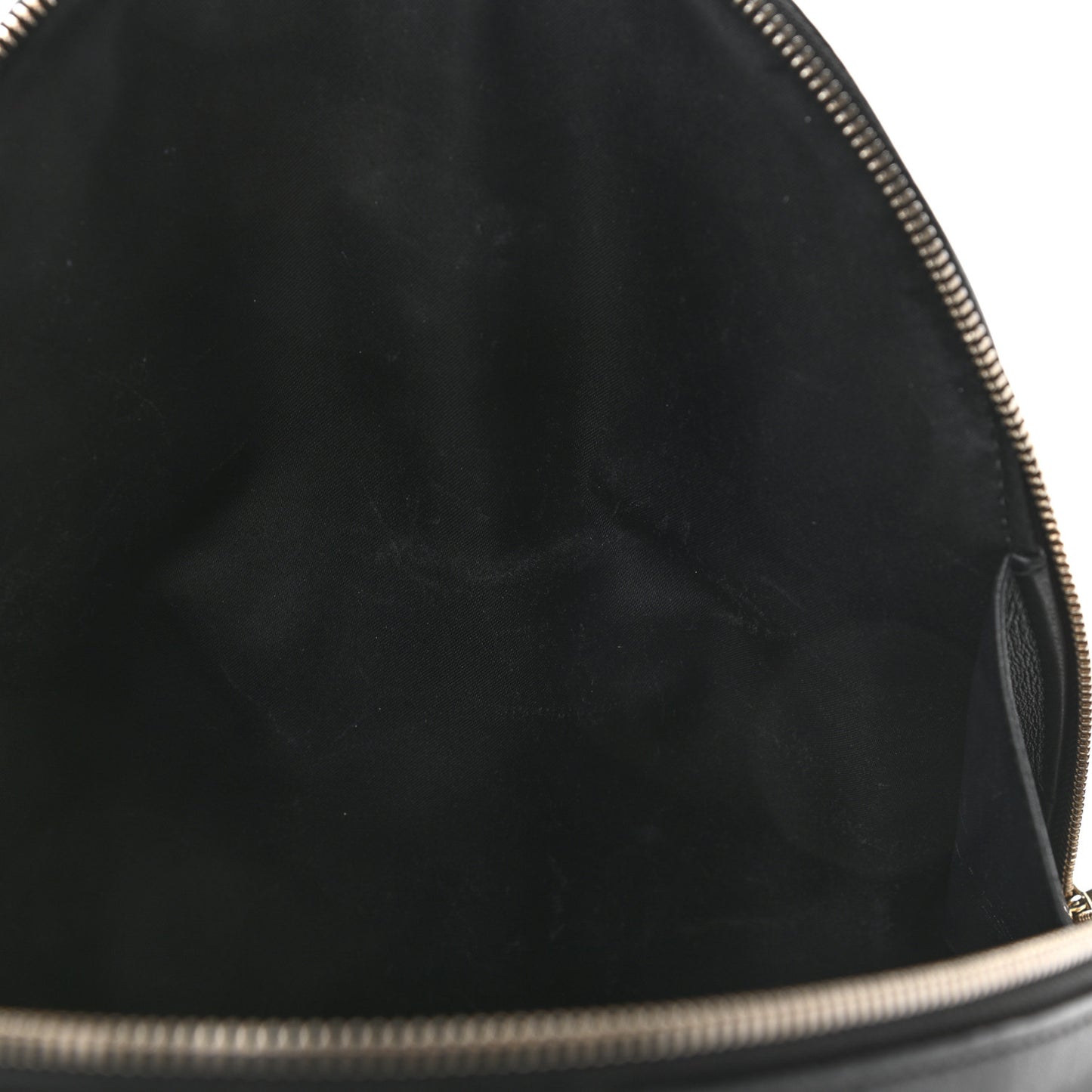 Calfskin Palazzo Medusa Chain Backpack Black