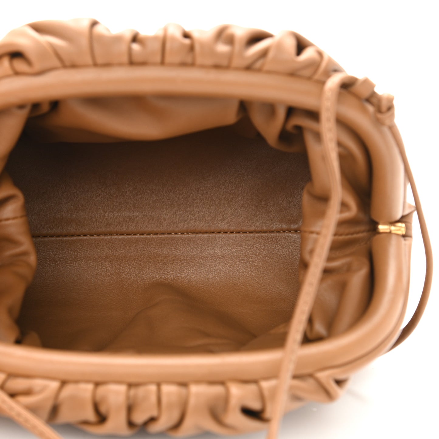 Butter Calfskin The Mini Pouch Cammello