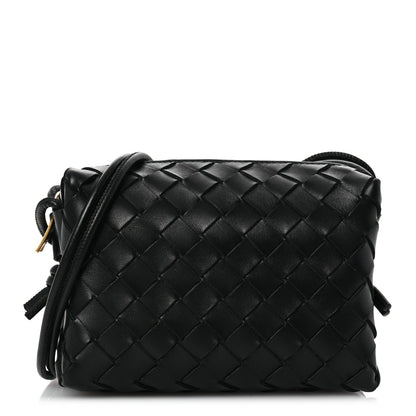 Bottega Veneta Nappa Intrecciato Mini Loop Camera Bag Black 1 of 10