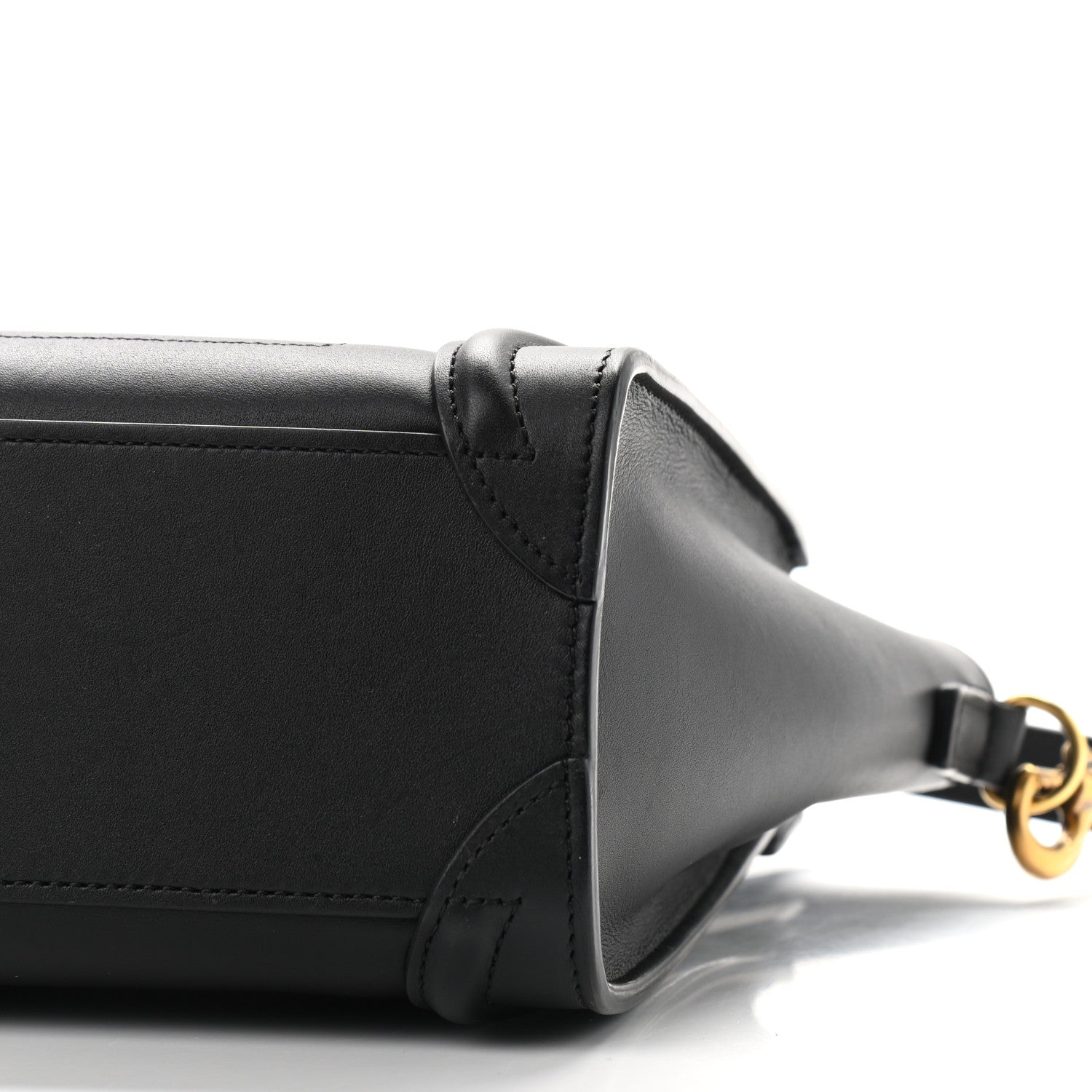Celine Smooth Calfskin Nano Luggage Black 8 of 9