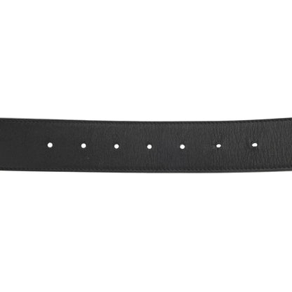 Gucci Moon Calfskin Pearl Double G 40mm Belt 90 36 Black Cream 5 of 10
