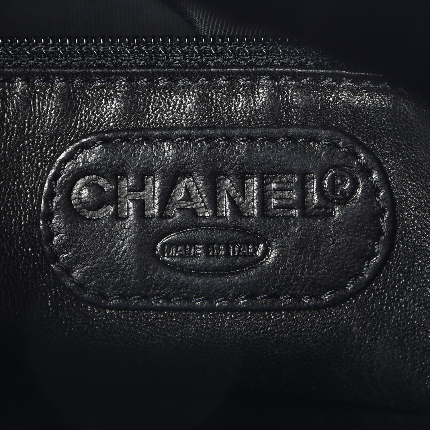 Chanel Rabbit Fur Tortoise Chain Shoulder Bag Black 6 of 8