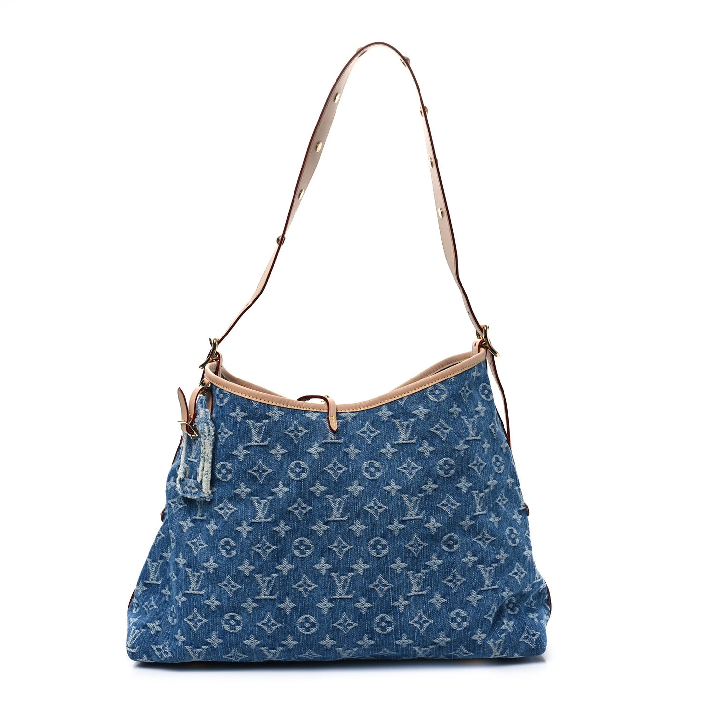 Monogram Denim CarryAll MM Blue