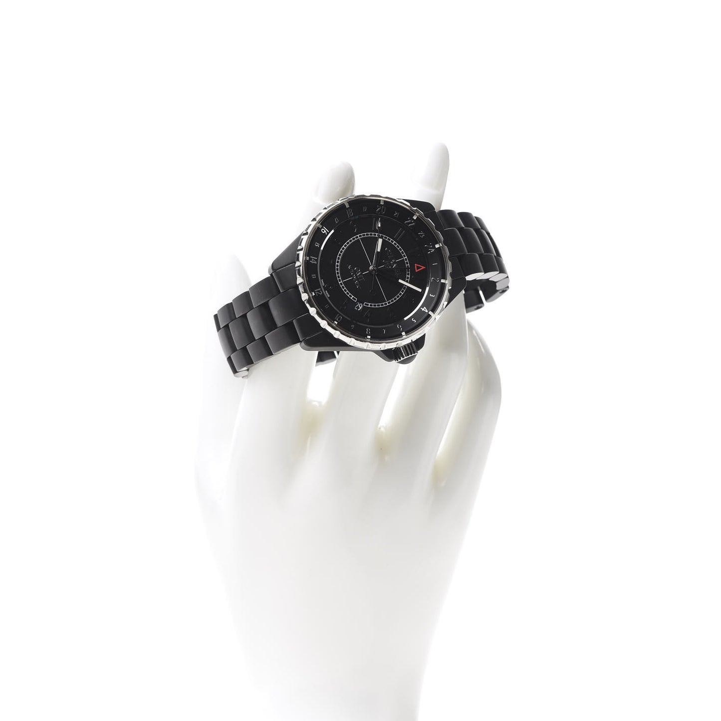 Stainless Steel Matte Ceramic 41mm J12 GMT Automatic Watch Black