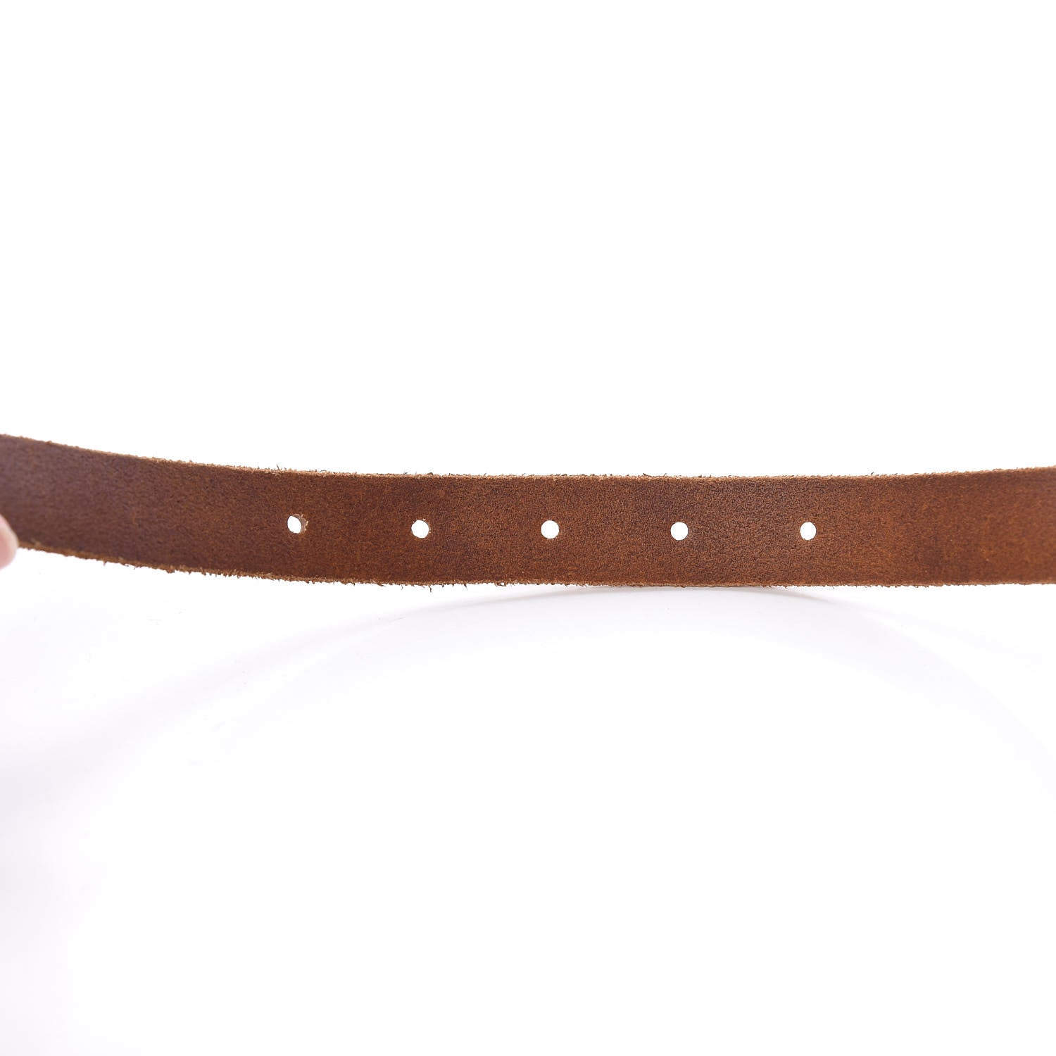 Gucci Faded Calfskin Double G 20mm Belt 80 32 Cuir 6 of 8