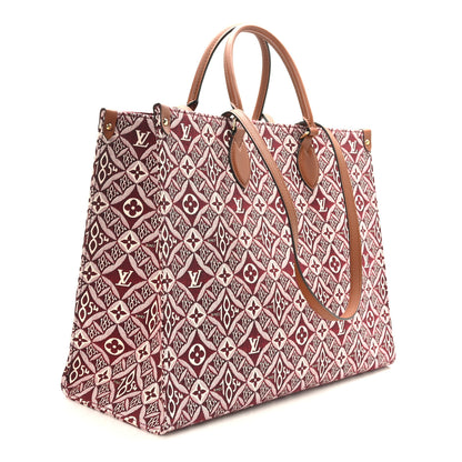 Louis Vuitton Jacquard Since 1854 Onthego GM Bourdeaux 3 of 8