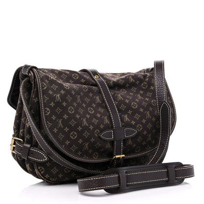Louis Vuitton Monogram Mini Lin Saumur Ebene 3 of 13