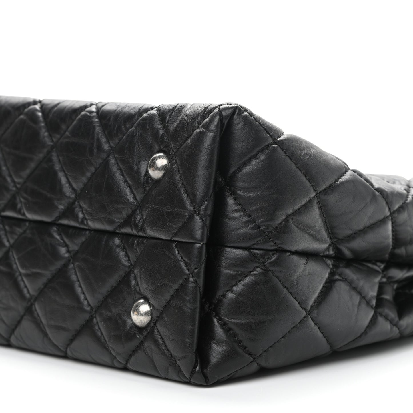 Aged Calfskin Reissue 2.55 Tote Black