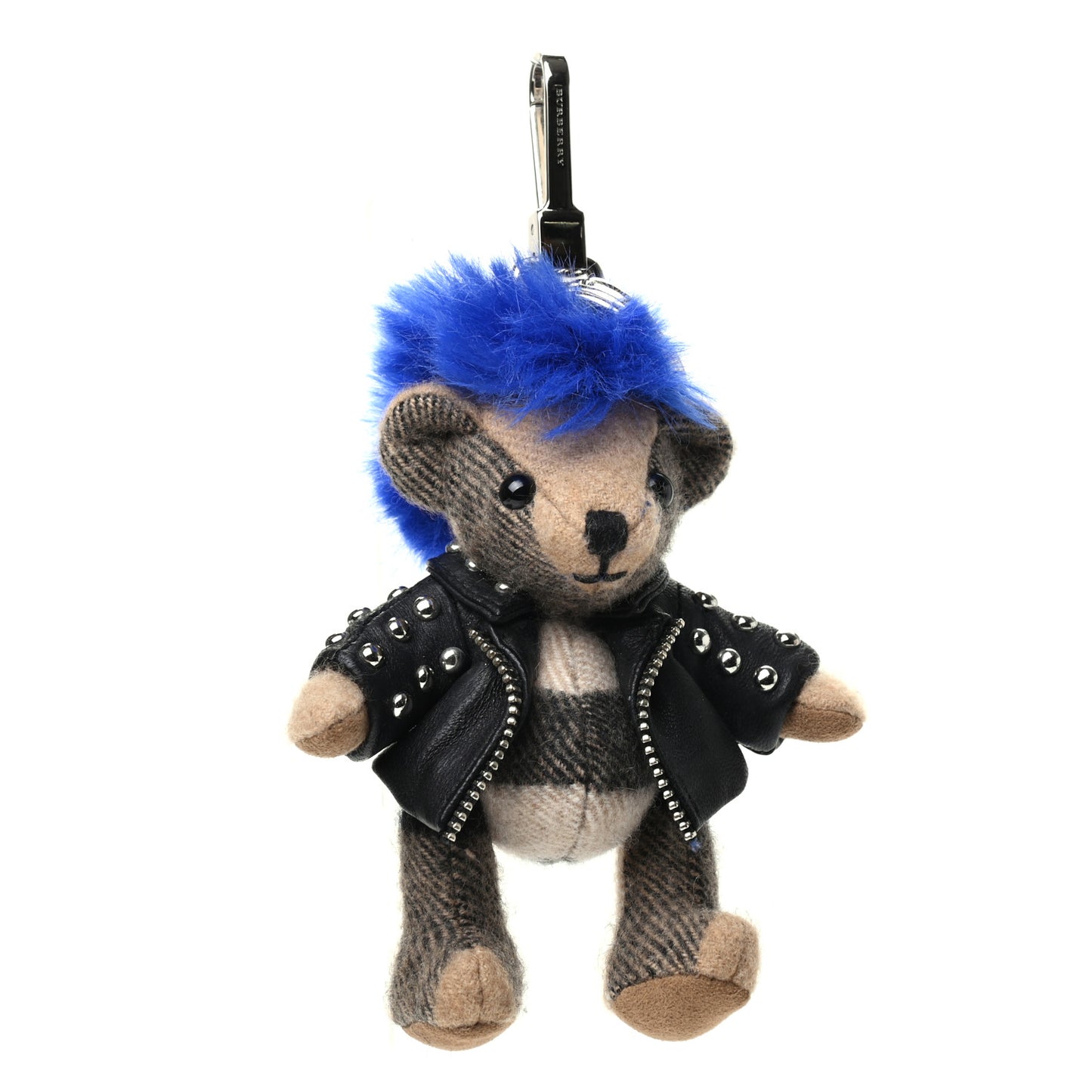 Cashmere Thomas Punk Teddy Bear Keychain Charm Camel