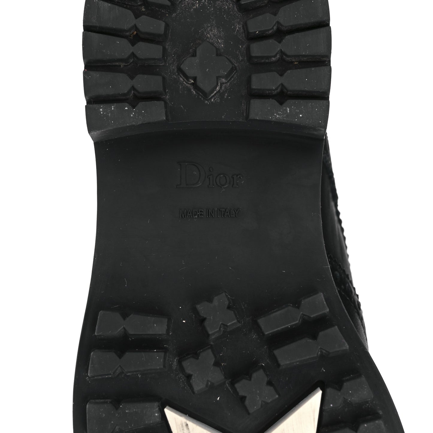 Calfskin Diorunit Low Boot 37.5 Black