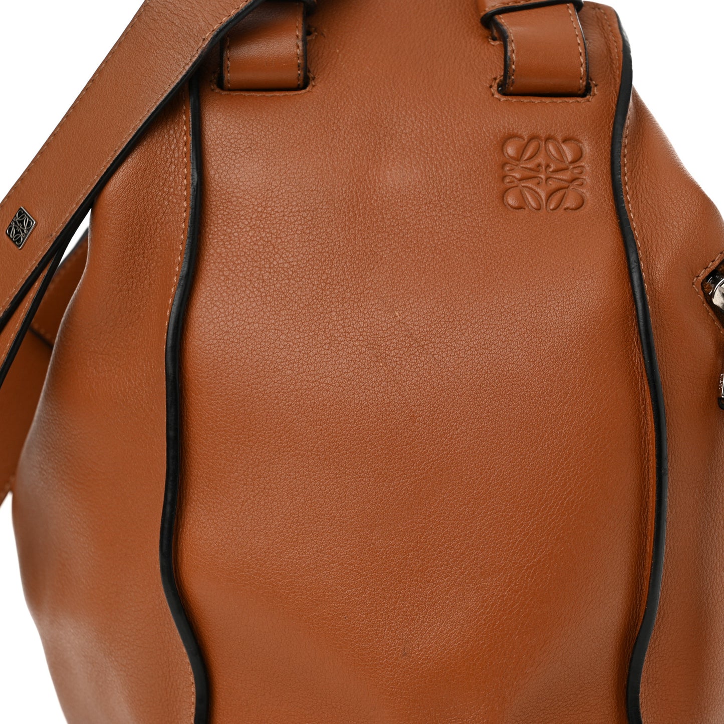 Calfskin Medium Hammock Shoulder Bag Tan