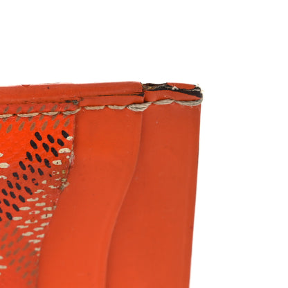 Goyard Goyardine Saint Sulpice Card Holder Orange 7 of 11