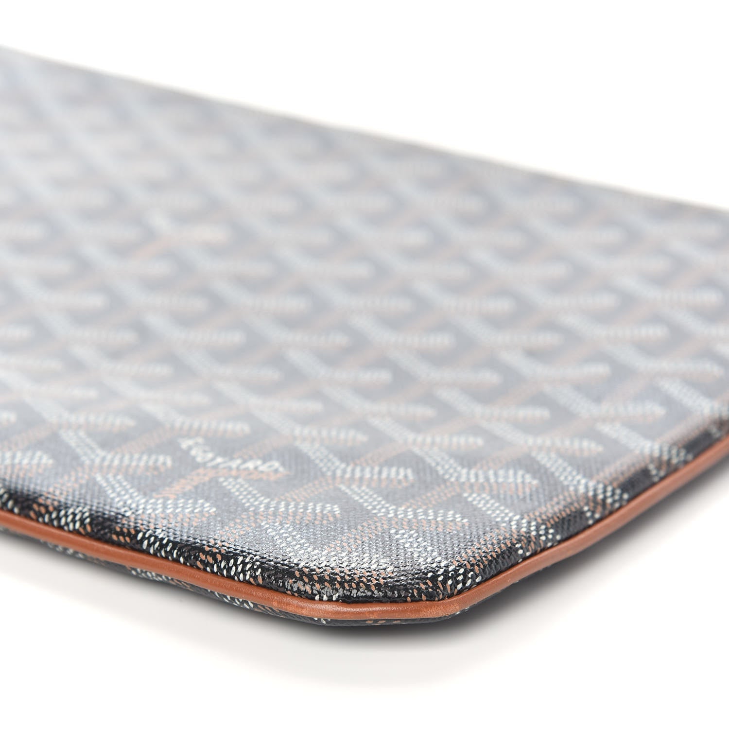 Goyard Goyardine Senat Pochette MM Black Gold 8 of 9