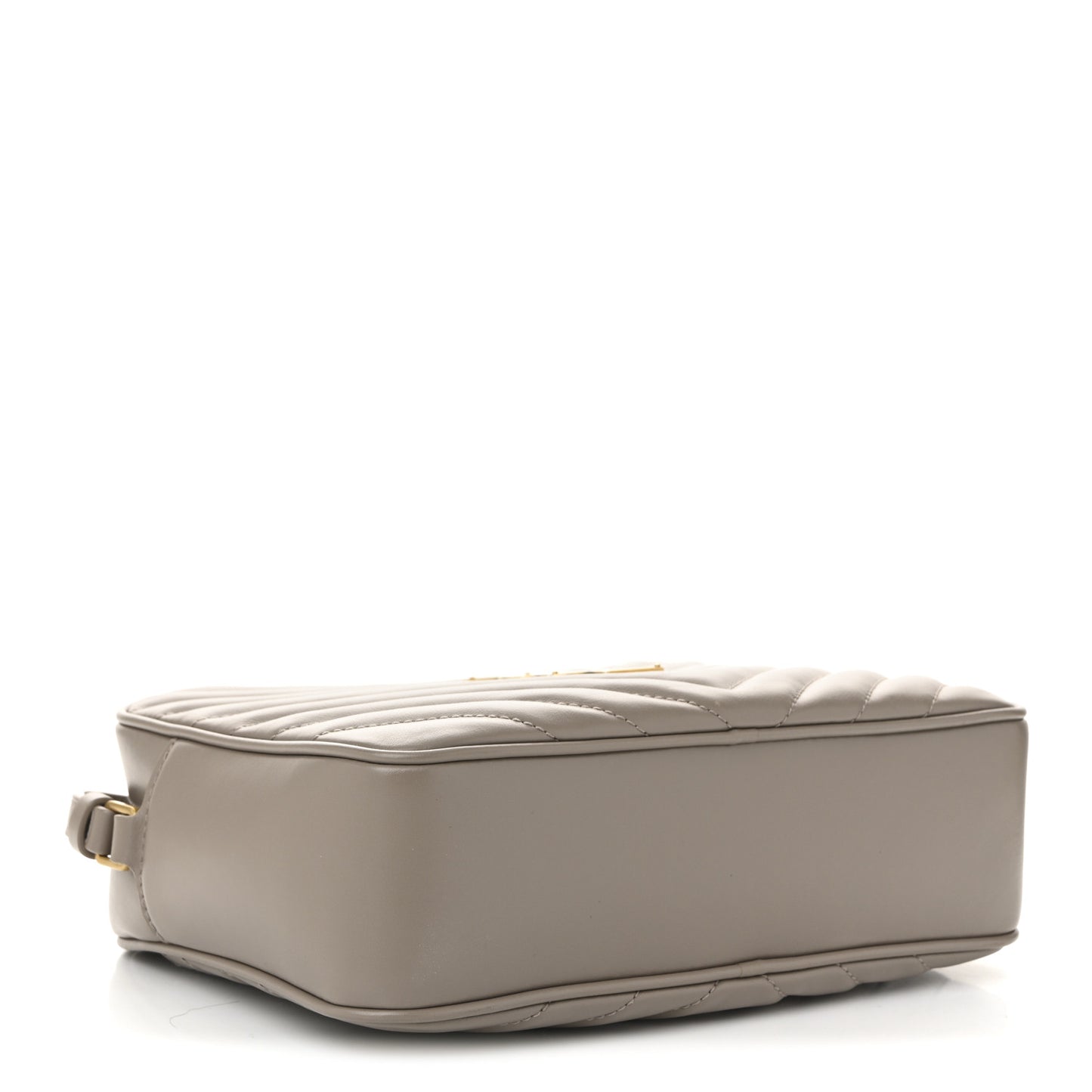 Calfskin Matelasse Monogram Lou Camera Bag Dusty Grey