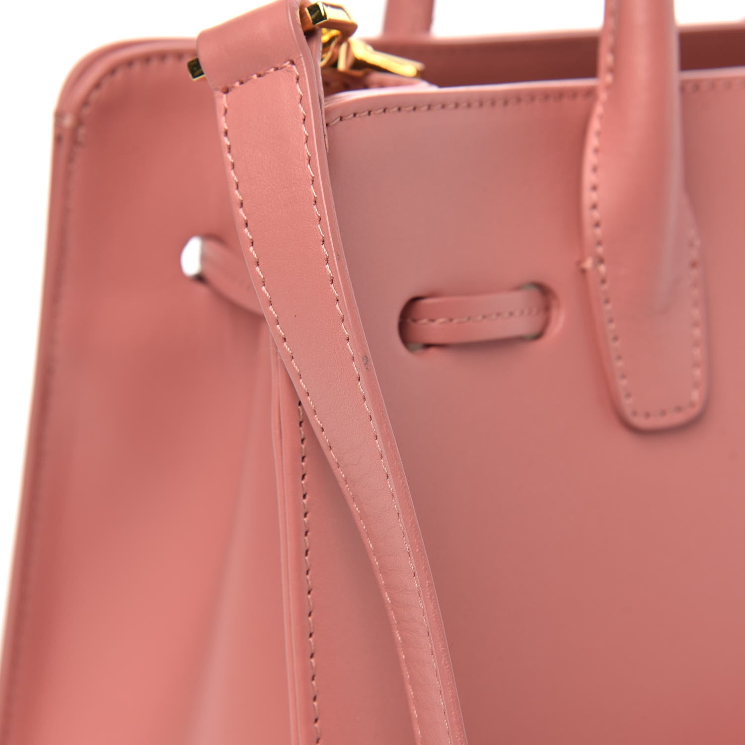 Mansur Gavriel Calfskin Mini Sun Bag Blush 11 of 12