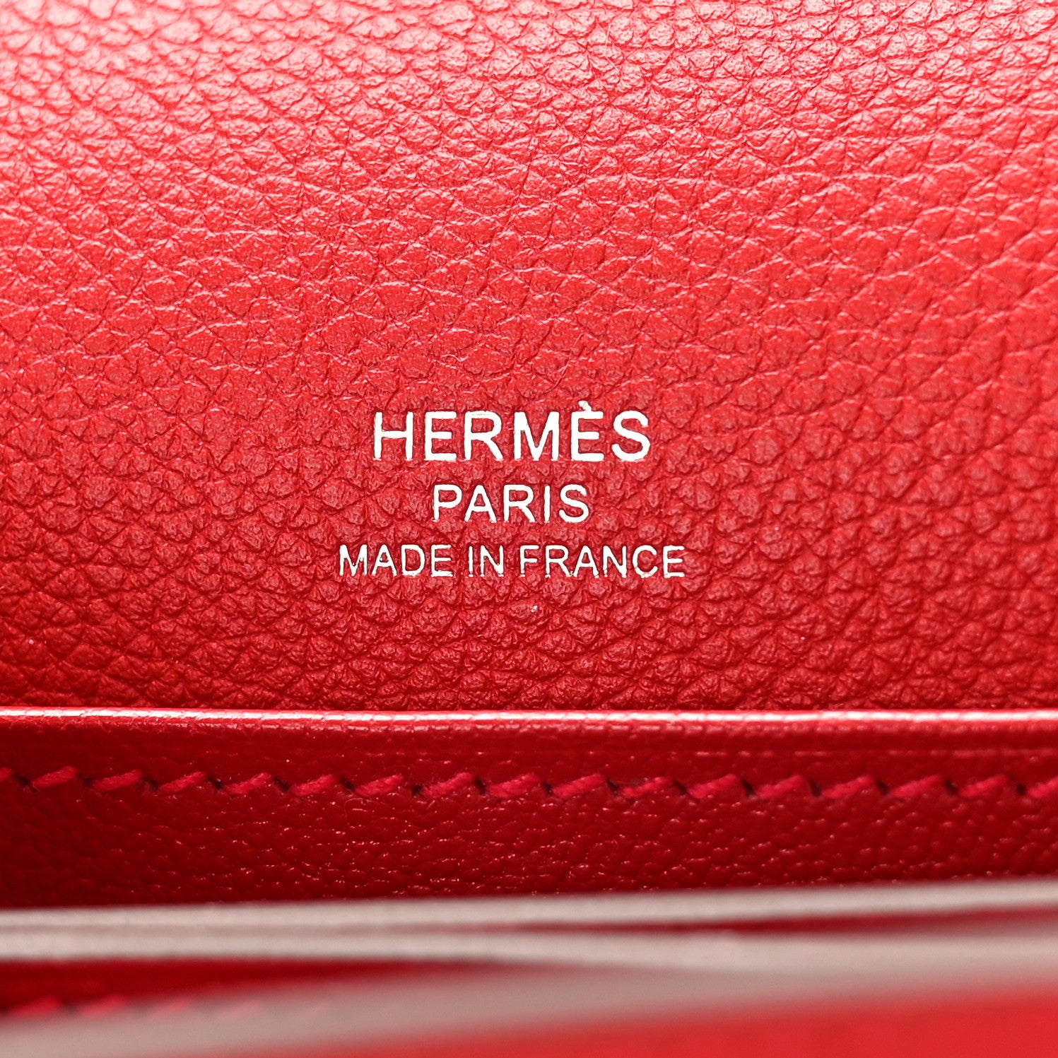 Hermes Evercolor Mini Sac Roulis Rouge Casaque 6 of 8