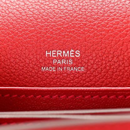 Hermes Evercolor Mini Sac Roulis Rouge Casaque 6 of 8