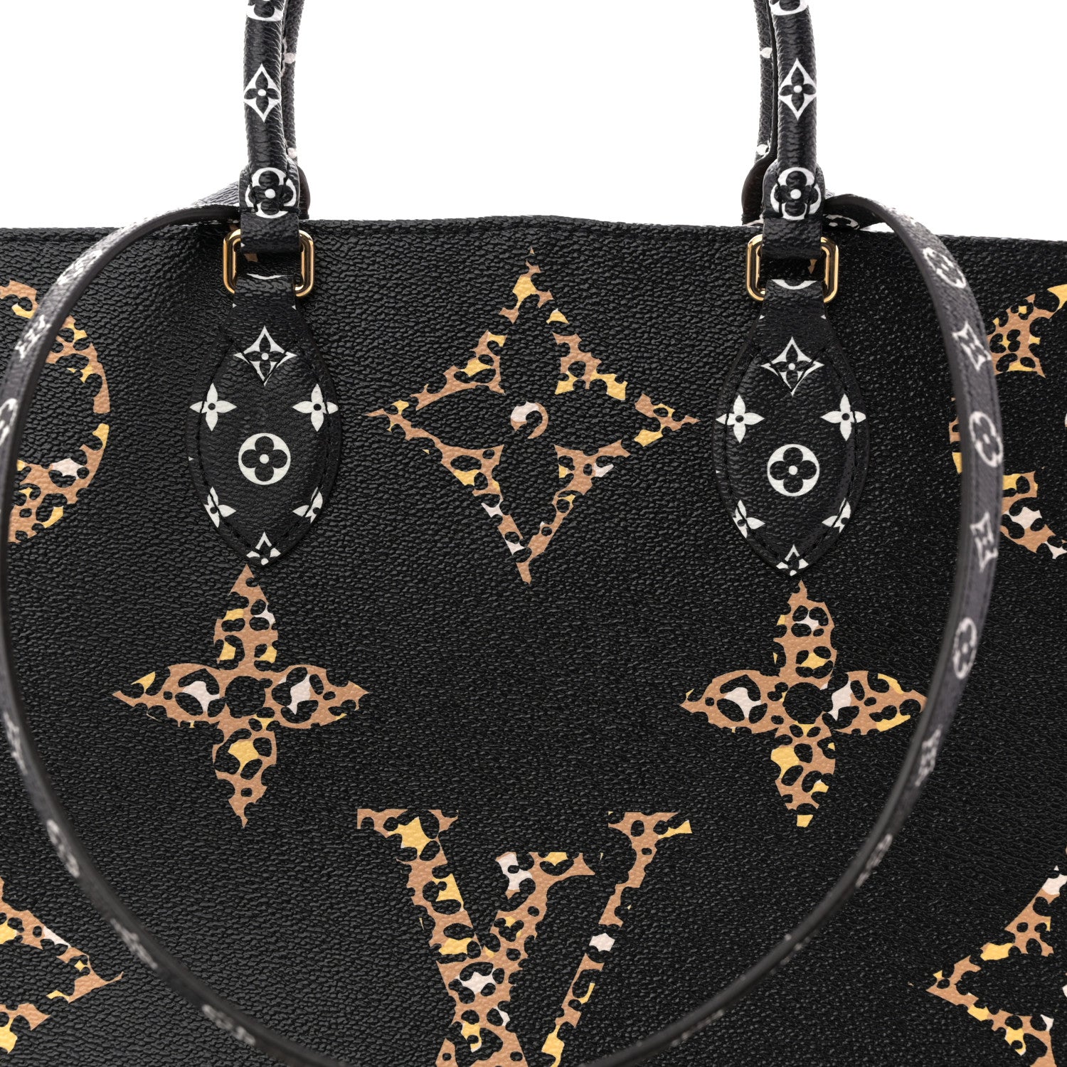Louis Vuitton Monogram Giant Jungle Onthego GM Black 8 of 10