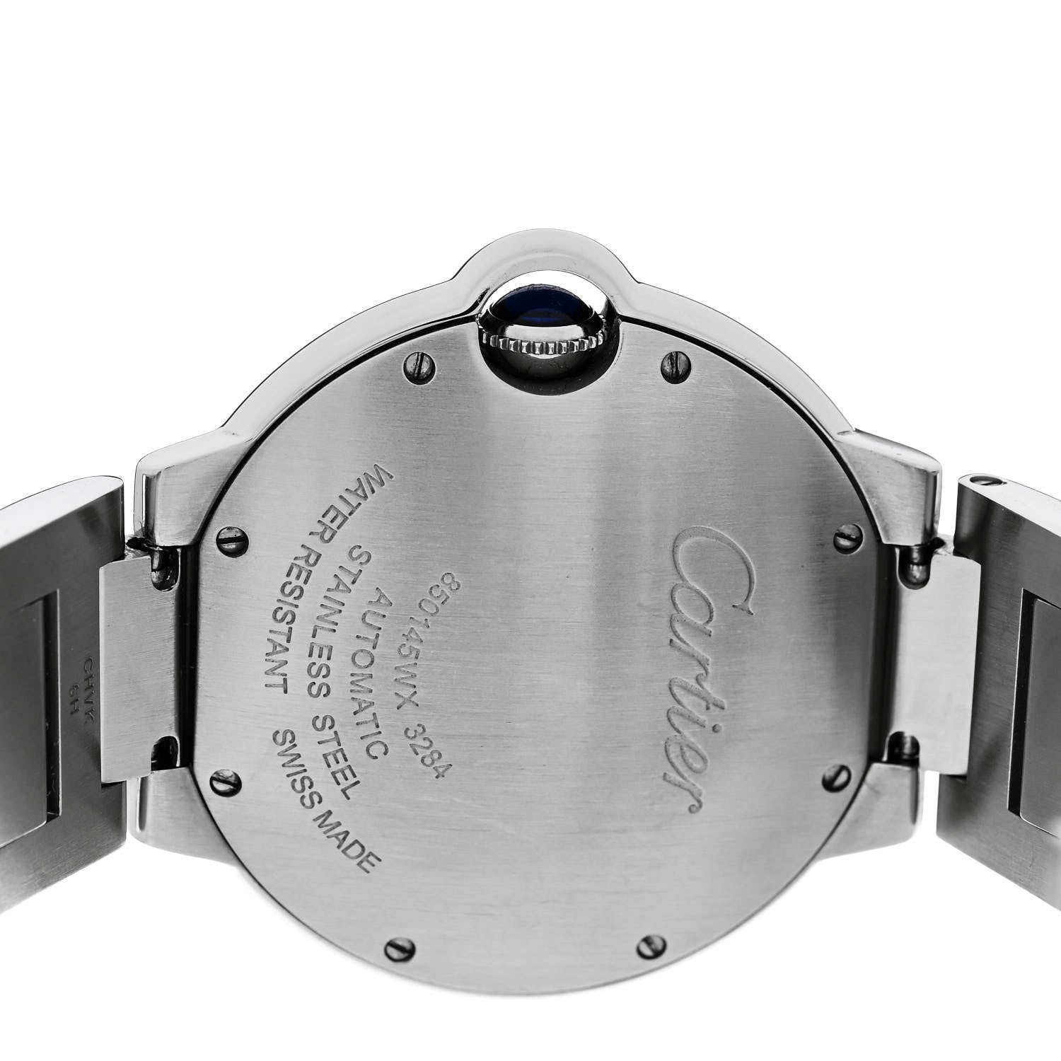 Cartier Stainless Steel 36mm Ballon Bleu De Cartier Automatic Watch 4 of 5