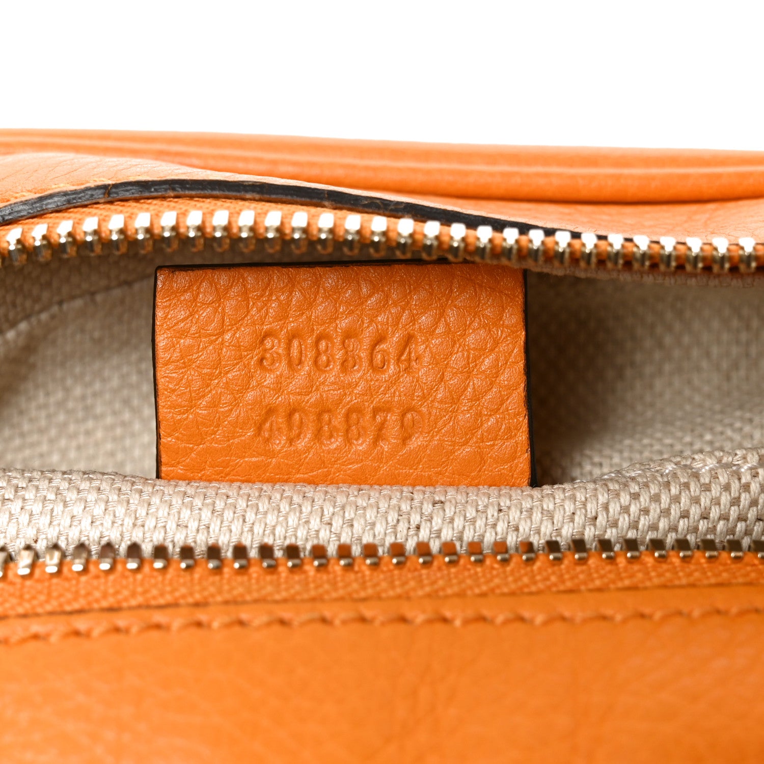 Gucci Pebbled Calfskin Small Soho Disco Bag Curcuma 7 of 10