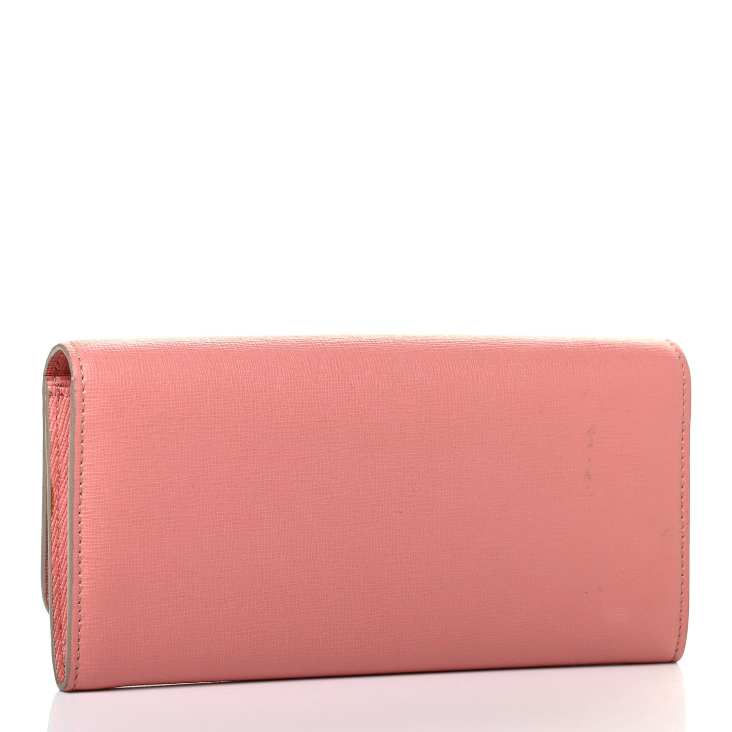 Vitello Elite Crystal Eye Monster Continental Wallet on Chain Grigio Polvere Ribes Multicolor