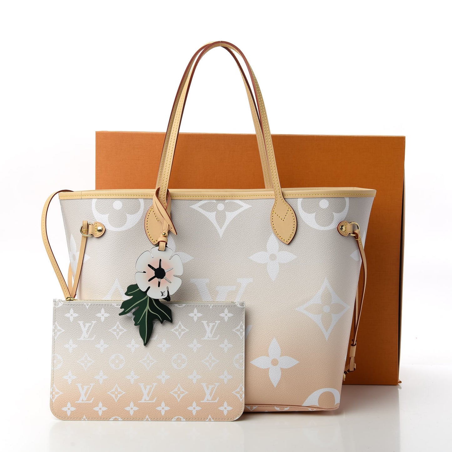 Monogram Giant By The Pool Neverfull MM Brume