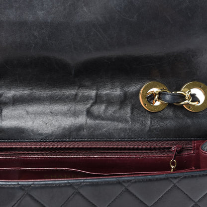Chanel Lambskin Quilted XL Jumbo Single Flap Black 20 of 31