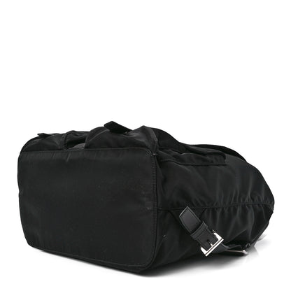 Prada Tessuto Nylon Saffiano Medium Backpack Black 9 of 11
