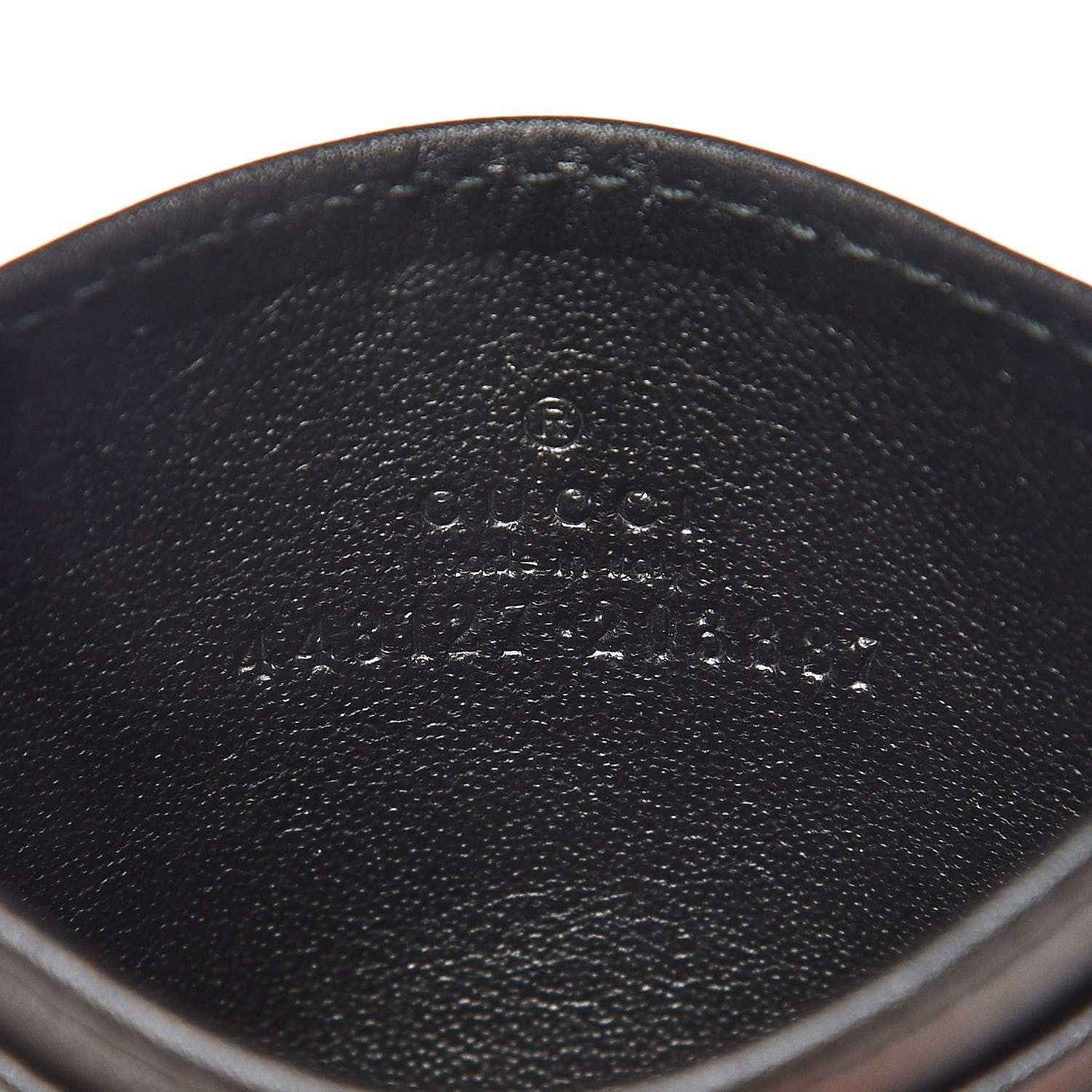 Gucci Calfskin Matelasse GG Marmont Card Holder Black 6 of 7
