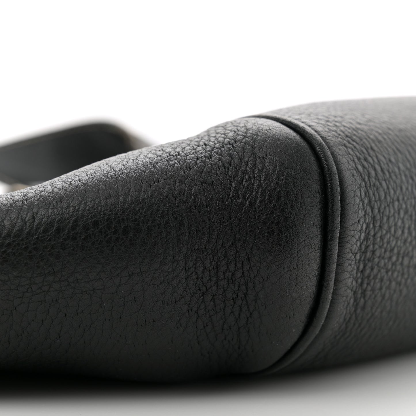 Calfskin Gancini Lock Hobo Black