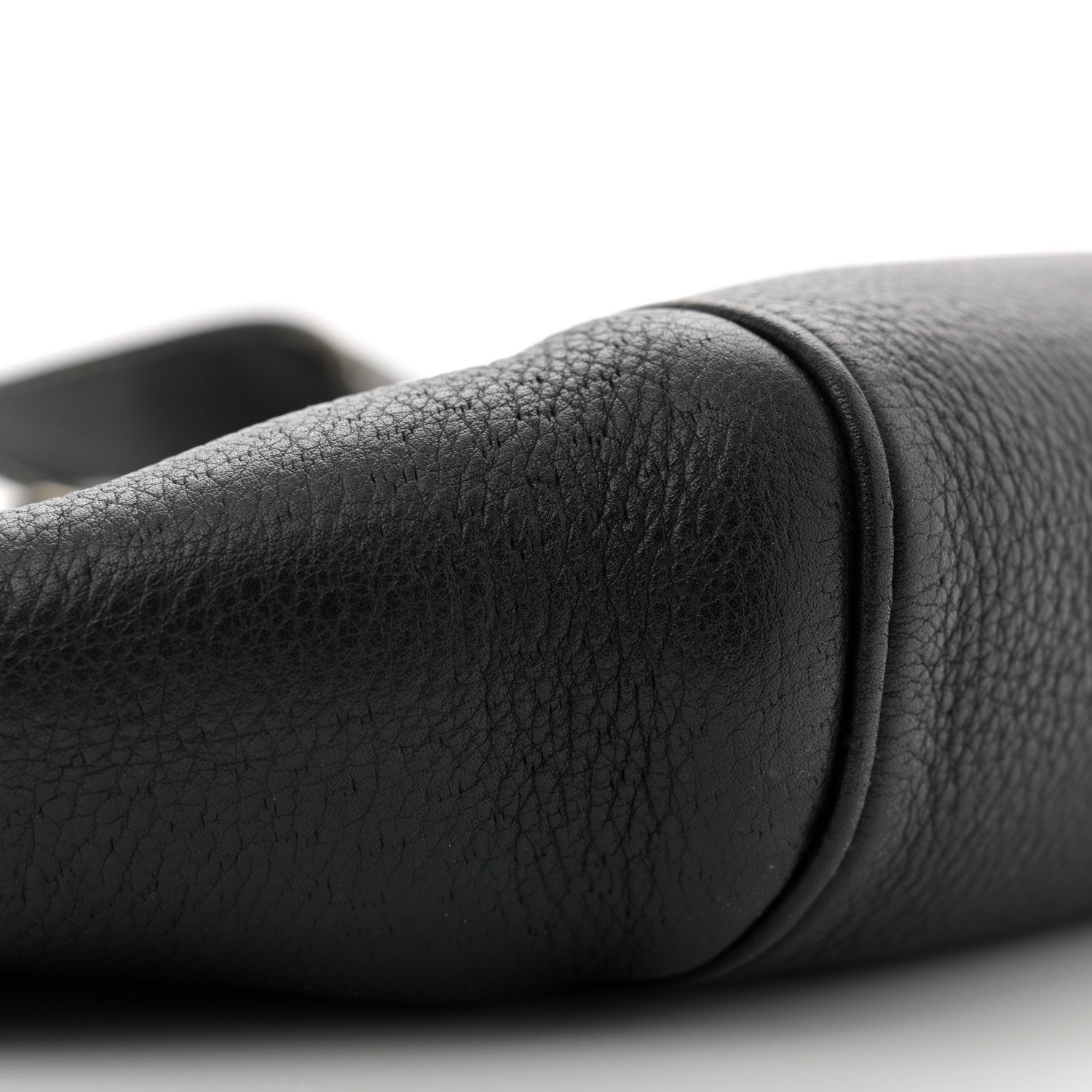 Salvatore Ferragamo Calfskin Gancini Lock Hobo Black 8 of 13